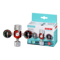 Produktbild von EHEIM CO2-Druckminderer mit Manometer aus Metall in Silber und Rot - 385 g