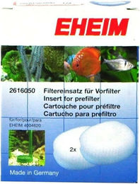 EHEIM Filtereinsatz für Fisch-Vorfilter 2er-Pack Weiß – Bild 1 von 2