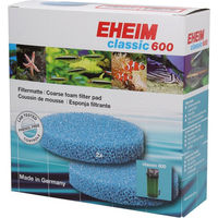 Produktbild von EHEIM Filtermedien Classic 600 2217 Blaue Filterschwämme für Fisch-Außenfilter 2 Stück