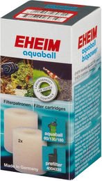 EHEIM Filterpatrone für Fisch Aquaball 60-180 und Biopower 160-240 sowie Innenfilter 2208-2212 mit Schaumstoff Filtermedien 2er Pack – Bild 1 von 4