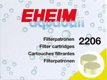 EHEIM Filterpatronen für Aquaball 45 und Biopower 160-240 sowie Innenfilter 2206, 2 Stück – Bild 1 von 7