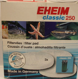 Eheim Filtervlies für Classic 250 und 2213, 3 Stück, Weiß – Bild 1 von 7