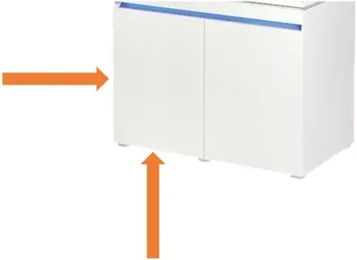 Eheim Incpiria 330 Aquarium Accessoire linke Tür Alpin – Bild 1 von 1