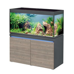 Produktbild von Eheim Inspira 430 Aquariumkombination Graphit-Rustic Oak