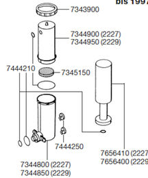 EHEIM Vorfilterpatrone Schaumstoff für Süßwasser Aquarium 2er Pack – Bild 1 von 4