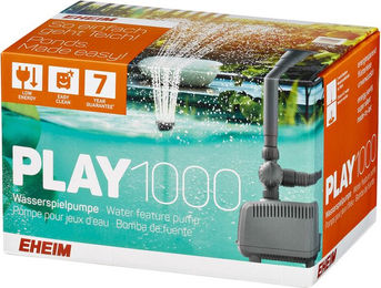 EHEIM Wasserspielpumpe PLAY 1000 für den Teich aus Kunststoff in Grau und Schwarz – Bild 1 von 2