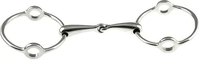 Produktbild von Einfaches Gebiss für Pferde von Umbria Equitazione aus Edelstahl in Silber