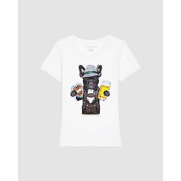Produktbild von Einstein Newton Bavarian Dog T-Shirt Rodeo Weiß Baumwolle Größe S