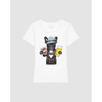 Produktbild von Einstein Newton Bavarian Dog T-Shirt Rodeo Weiß Baumwolle Größe S