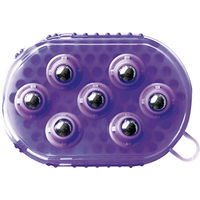 Produktbild von Ekkia 2 in 1 Putzhandschuh mit Striegel aus Gummi in Lila