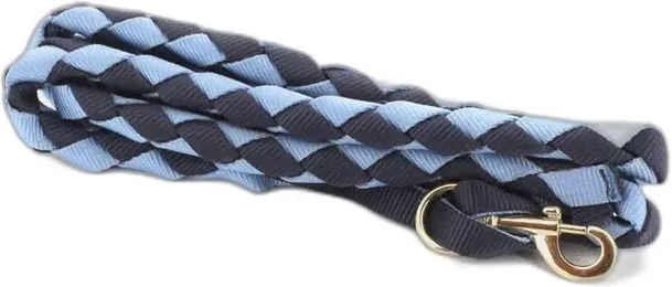 Ekkia Amerikanische Longe für Pferde aus Nylon in Blau 2,50 m – Bild 1 von 2