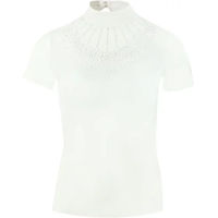 Produktbild von Ekkia Equithème Damen Turniershirt Poloshirt London Weiß Größe XS