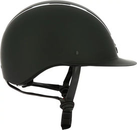 Ekkia Equithème Glint Mat Reithelm für Damen in Schwarz Silber Größe 55-57 – Bild 1 von 4