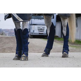 EKKIA Equitheme Transportgamaschen Classic Marineblau für Ponys – Bild 1 von 3
