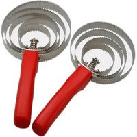 Produktbild von EKKIA Federstriegel aus Metall 11 cm Rot