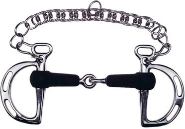 Ekkia Feeling 606636 Kimberwick Gebiss aus Edelstahl in Silber und Bunt 115 mm - 115 mm – Bild 1 von 2