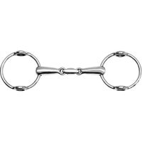 Produktbild von Ekkia Feeling Anatomisches Wassertrense Knebelgebiss aus Edelstahl in Bunt und Silber 135 mm