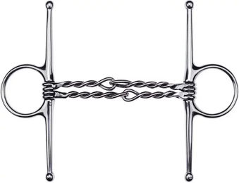 Ekkia Feeling Double Twisted Wire Gebiss aus Edelstahl mehrfarbig 125 mm - 125 mm – Bild 1 von 2