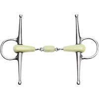 Produktbild von Ekkia Feeling Flexi Knebeltrense doppelt gebrochen mit Apfelgeschmack 12,5 cm