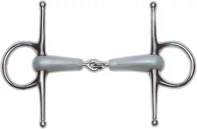 Ekkia Feeling Schenkeltrense aus Edelstahl in Silber und Bunt – Bild 1 von 2