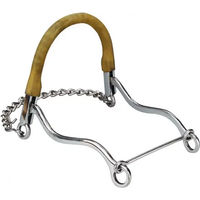 Produktbild von Ekkia Feeling Sport Hackamore für Warmblut mit Edelstahl-Elementen in Bunt/Silber/Braun