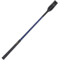 Produktbild von Ekkia Flapper Peitsche aus Kunstleder Blau Schwarz 55 cm