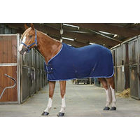 Produktbild von EKKIA Fleece-Decke für Pferde in Navy Blau
