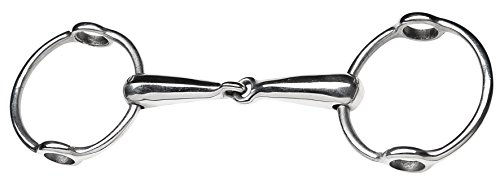 Produktbild von Ekkia Gag Bit Gebiss für Pferde aus Edelstahl mehrfarbig 145 mm