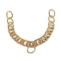 Produktbild von EKKIA Kinnkette aus Messing mit 24 Ringen in Goldoptik