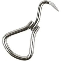 Produktbild von EKKIA Klappbarer Hufkratzer aus Edelstahl in Silber