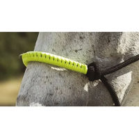 Produktbild von Ekkia Knotenhalfter Ethologische Fun Colour Kordelhalfter mit Strick für Warmblut Schwarz Neongrün