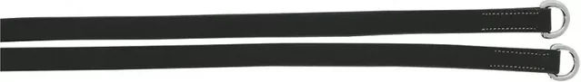 EKKIA Leder-Goguezügel für Pferde in Schwarz – Bild 1 von 2