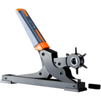 Produktbild von Ekkia Lochzange aus Metall mit Sockel in Marineblau/Orange