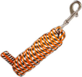 Ekkia Longe für Pferde tricolore aus Polyester in Braun Beige und Orange – Bild 1 von 2