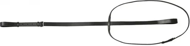 EKKIA Martingale Riding World Fixe aus Leder in Schwarz – Bild 1 von 2