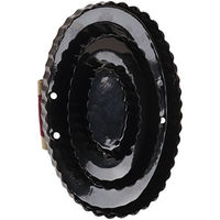 Produktbild von EKKIA Metallstriegel oval schwarz