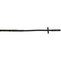 Produktbild von Ekkia Norton Pro Hunting Web Zügel aus Leder mit Griffen in Schwarz Weiß und Silber