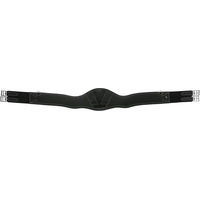 Produktbild von Ekkia Norton Pro Sattelgurt aus Leder mit Magnetklappe anatomisch geformt schwarz 145 cm