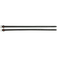 Produktbild von EKKIA Norton PRO Solitaire Sporenriemen aus Büffelleder mit Strassapplikation Schwarz/Rot