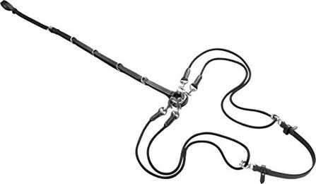 Produktbild von EKKIA Pony Stirnband mit Riemenscheiben Schwarz aus Polyester