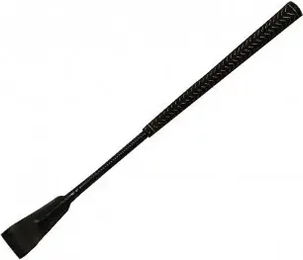Ekkia Reitgerte Peitsche mit Golf-Griff Schwarz 50 cm – Bild 1 von 3