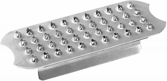 Ekkia Rutschfeste Steigbügel-Edelstahleinlagen Feeling Inox Silber 12 cm – Bild 1 von 2