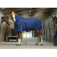 Produktbild von EKKIA RW Combo Stall Decke für Pferde Navy Blau 5'6