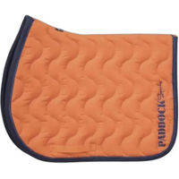 Produktbild von Ekkia Satteldecke Paddock Sports Wavy für Pferde in Orange mit Memory Foam