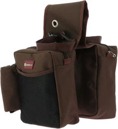 Ekkia Satteltasche Doppelpacktasche für Pferde wasserdicht braun aus Polyester – Bild 1 von 5