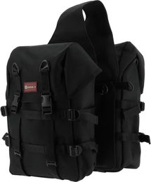 Ekkia Satteltasche für Pferde Doppelpacktasche Schwarz aus Polyester – Bild 1 von 2