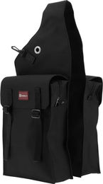 Produktbild von Ekkia Satteltasche für Pferde Doppelpacktasche wasserdicht schwarz aus Polyester