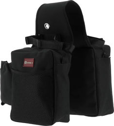 Ekkia Satteltasche Randonnée für Pferde schwarz wasserdicht aus Polyester – Bild 1 von 3