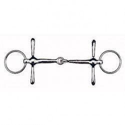 Produktbild von Ekkia Schenkeltrense aus vernickeltem Stahl in Silber 9,5 cm Breite