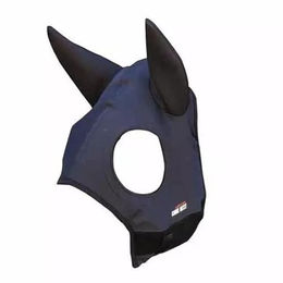 EKKIA Titanium Maske mit Ohren Schwarz für Vollblut Pferde – Bild 1 von 2